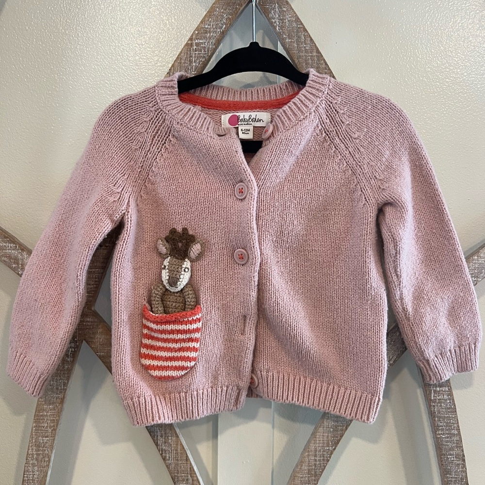 Mini Boden Girls Sweater size 6-12 months